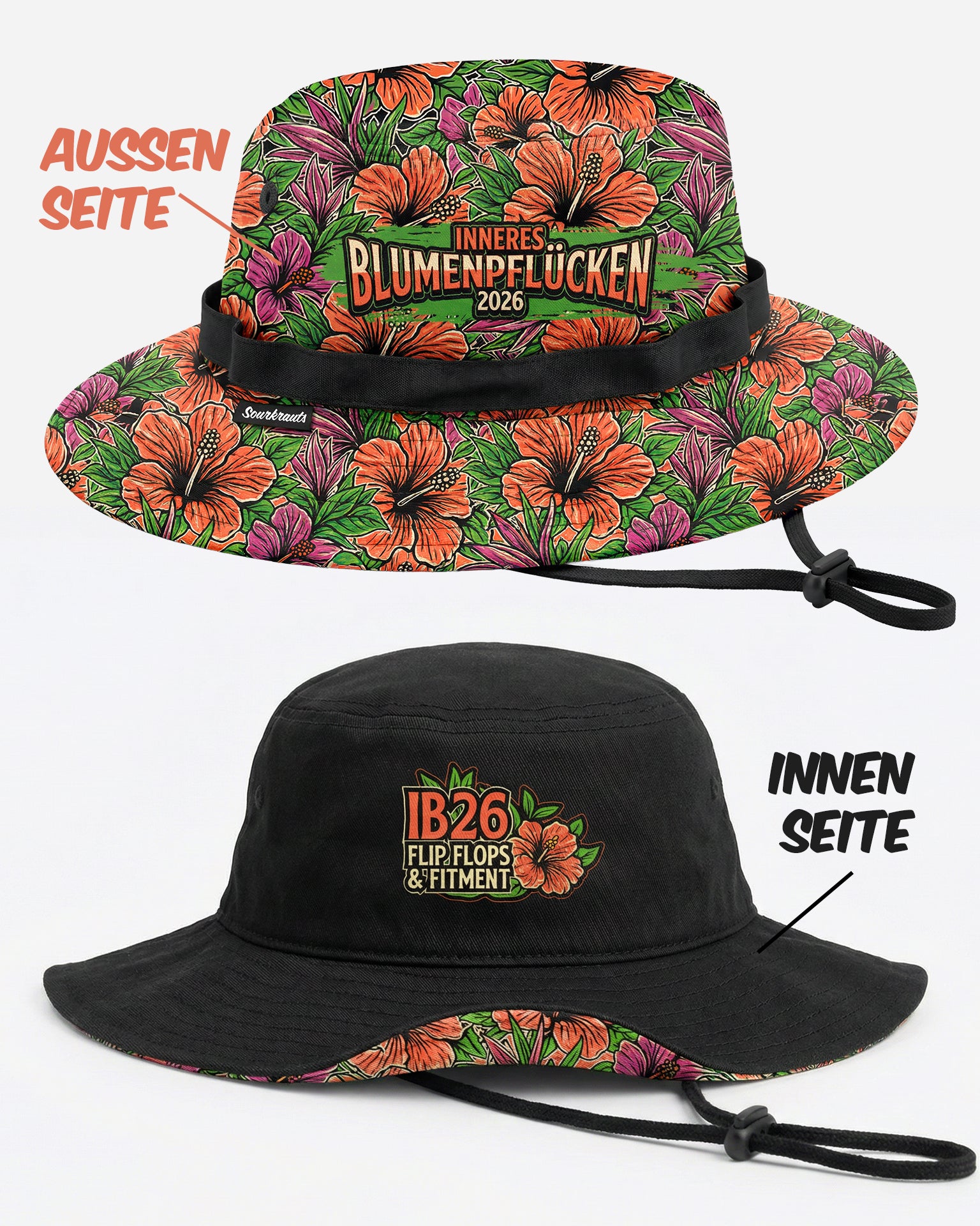PREORDER: Limited Edition | Wende-Hut Inneres Blumenpflücken 2026