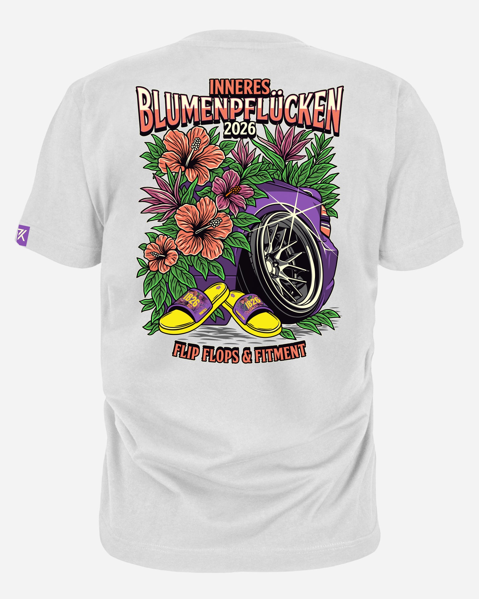 PRE Order: LIMITED T-Shirt Weiss | Inneres Blumenpflücken 2026